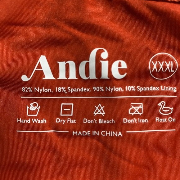 Andie Swim The Wyndward Top One Shoulder Size XXXL NWT - Picture 6 of 6